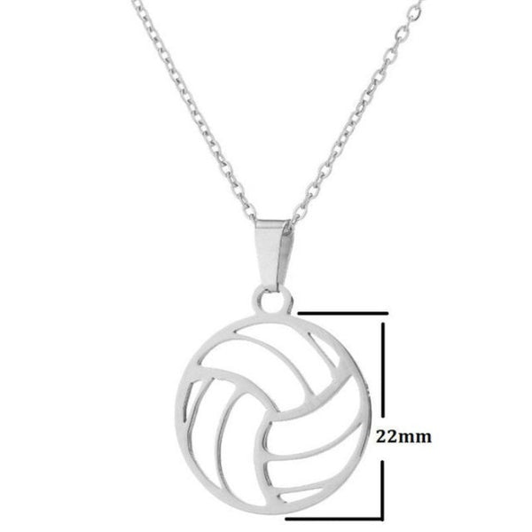 Collier pendentif de volley-ball avec nom personnalisé, bijoux d'équipe  personnalisés en argent sterling 925, cadeau de maman sportive, cadeau pour  joueur de volley-ball/amateur de sport
