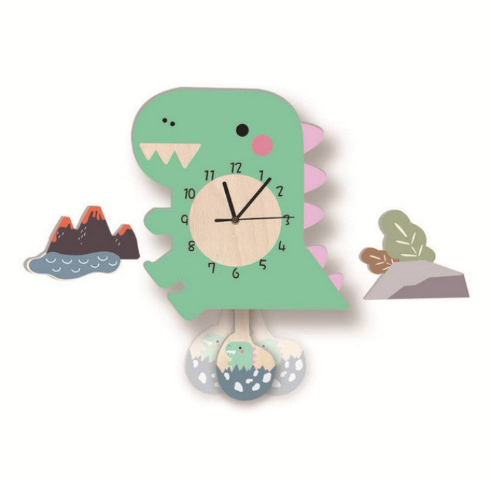 Horloge Murale Enfant Dinosaure