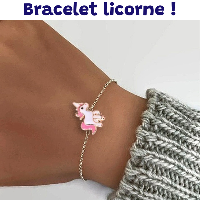 PACK BIJOUX LICORNE  Collier, Bracelet & Boucles d'Oreilles