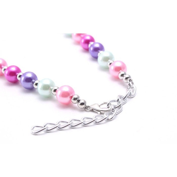 Collier Fille Perles Multicolores