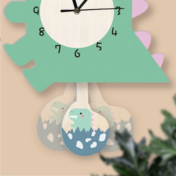 Horloge Murale Enfant Dinosaure