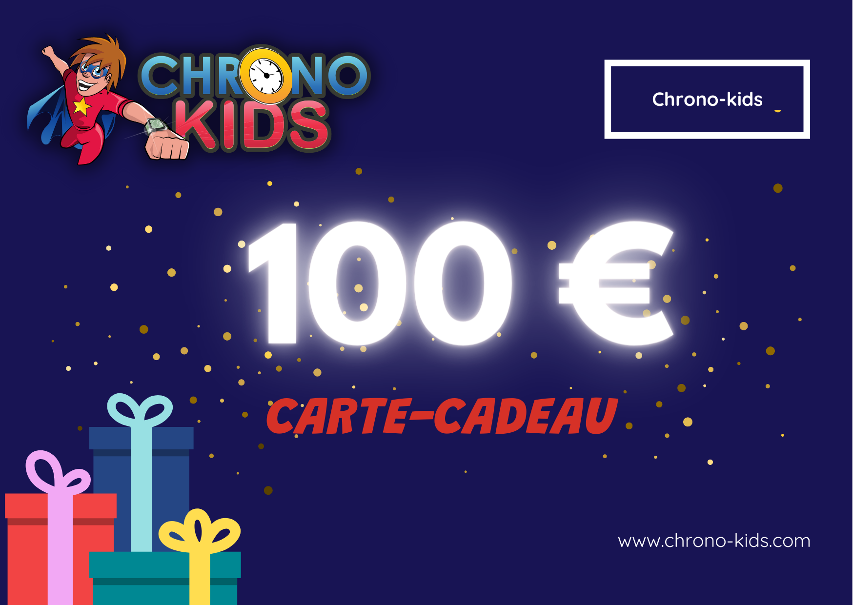 Carte Cadeaux Chrono-kids.com