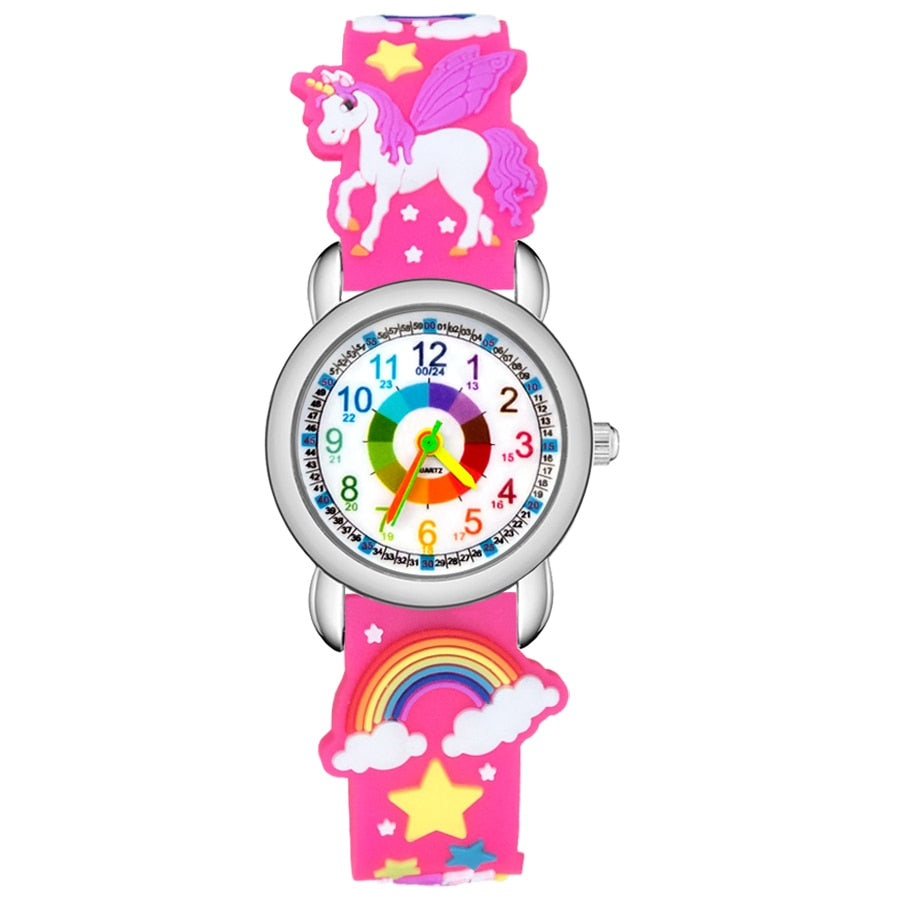 Réveil Éducatif Rond et Multicolore pour Enfants • Ma Petite Horlogerie