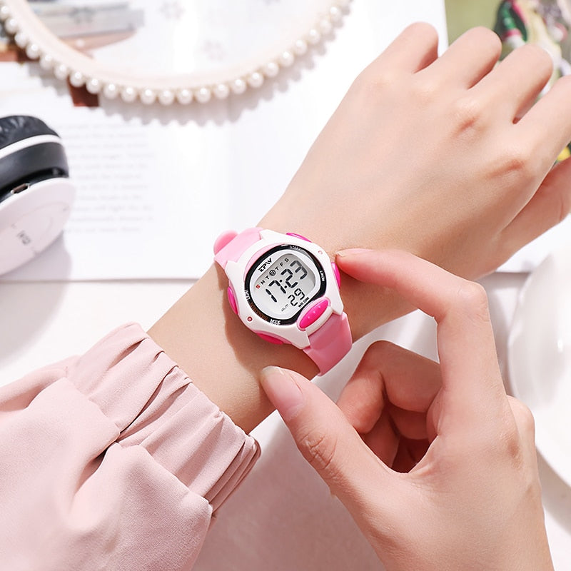 Drfeify montre électronique de sport pour enfants Mini montre Drfeify montre électronique de sport pour enfants Mini montre