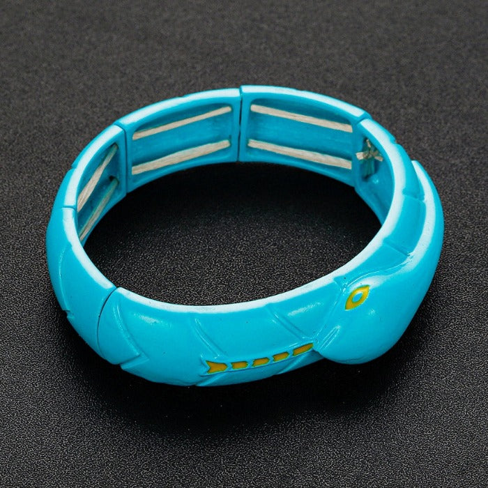 Bracelet Enfant Serpent Bleu Turquoise