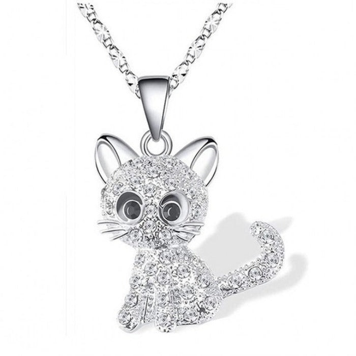 Collier Chat Fille 